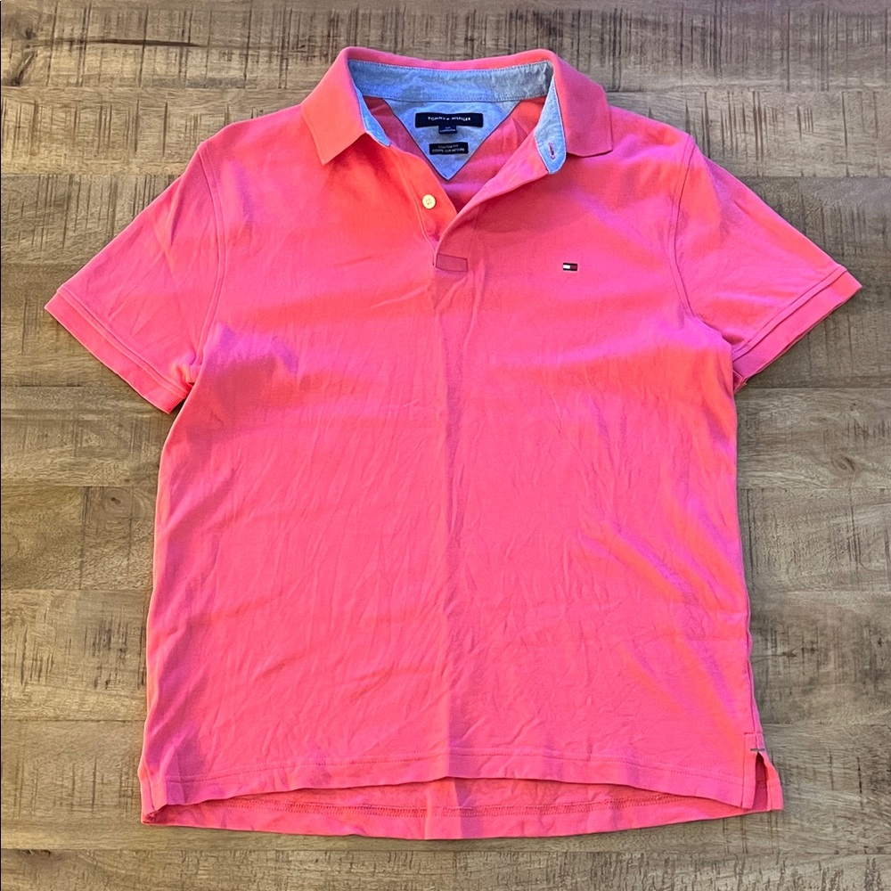 Tommy Hilfiger Men's Vibrant Pink Polo